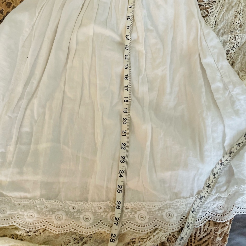 White strapless summer dress - Picture 5 of 6